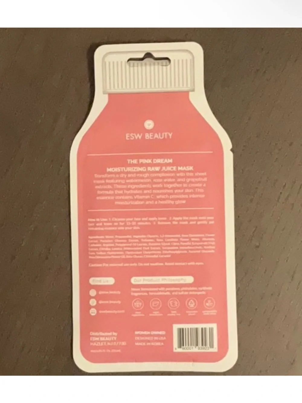 ESW Beauty The Pink Dream Moisturizing Mask